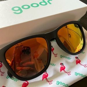 NEW Goodr Sunglasses - Polarized - Styler Whiskey Shots with Satan - Black